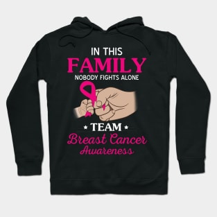 Nobody Fights Alone Team Breast Cancer Awareness Hoodie